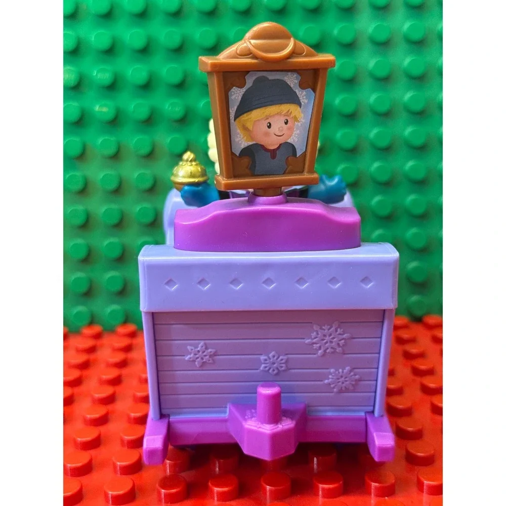 Fisher Price Little People Disney Frozen Elsa Kristoff Sleigh Rolling Toy GLJ80